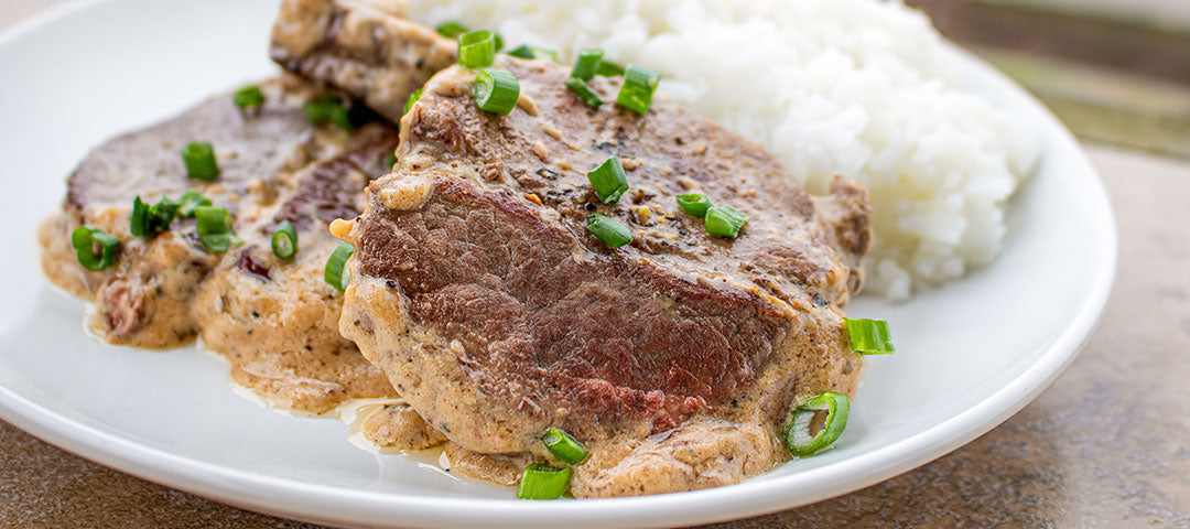 Venison Steak and Gravy