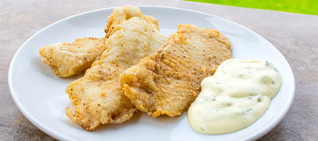 Pan Fried Crappie with Southern Sunshine Tartar Sauce