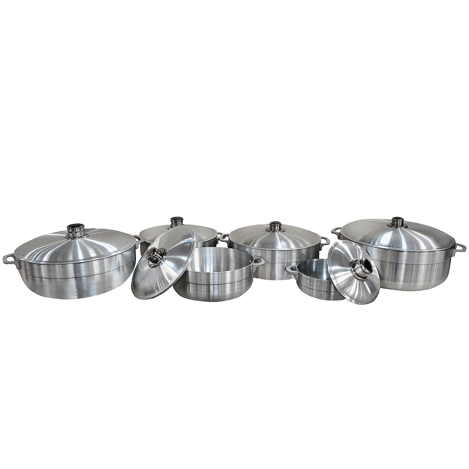 6PC POT SET, CAST AL