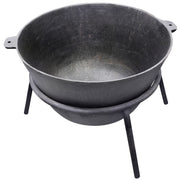 40GAL CAST IRON STEW POT & STAND