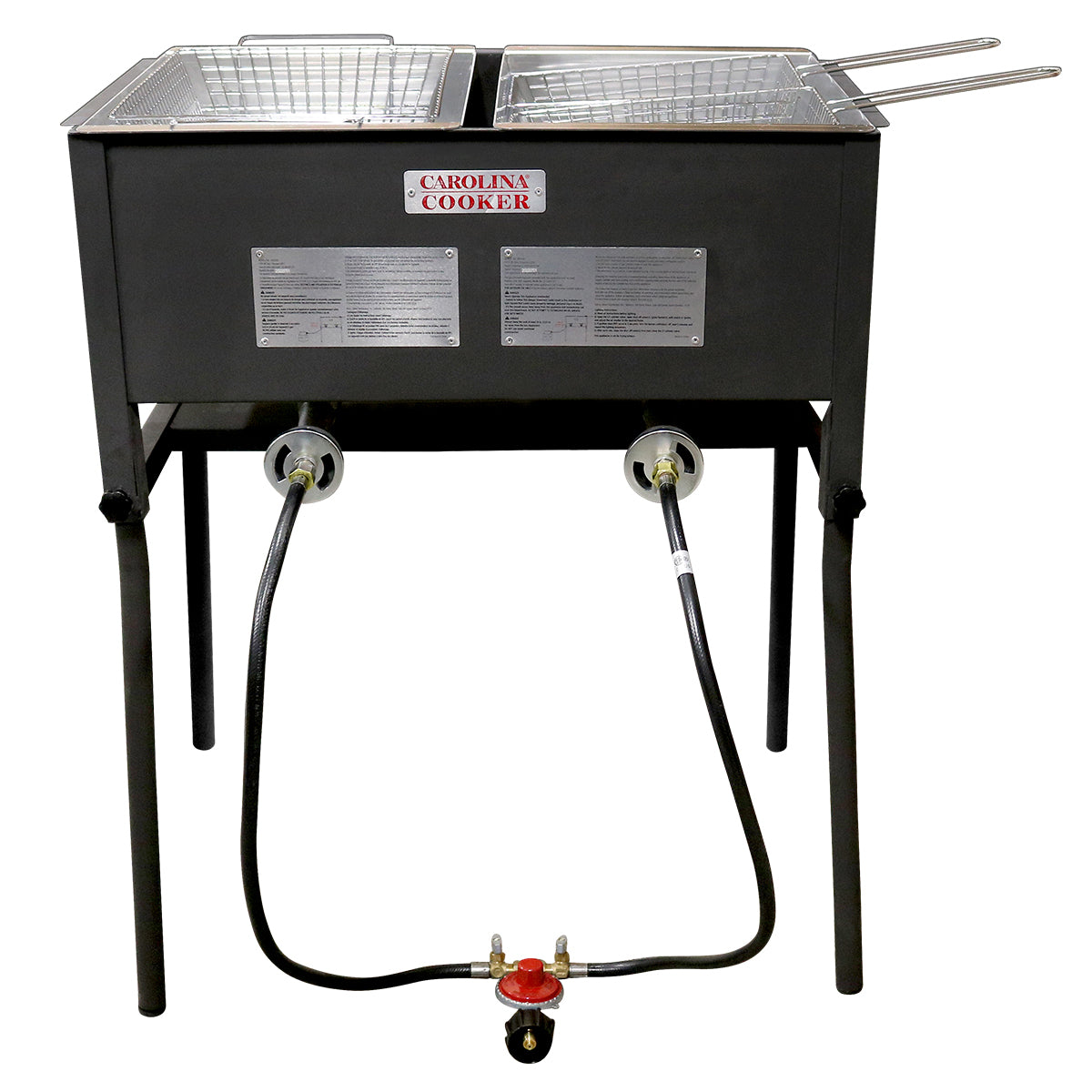 2 BURNER FRYER W/ 3 BASKETS