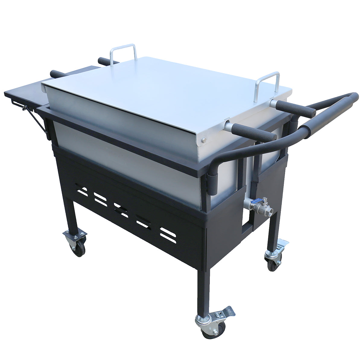 140QT STEAMER/BOILER COMBO CART