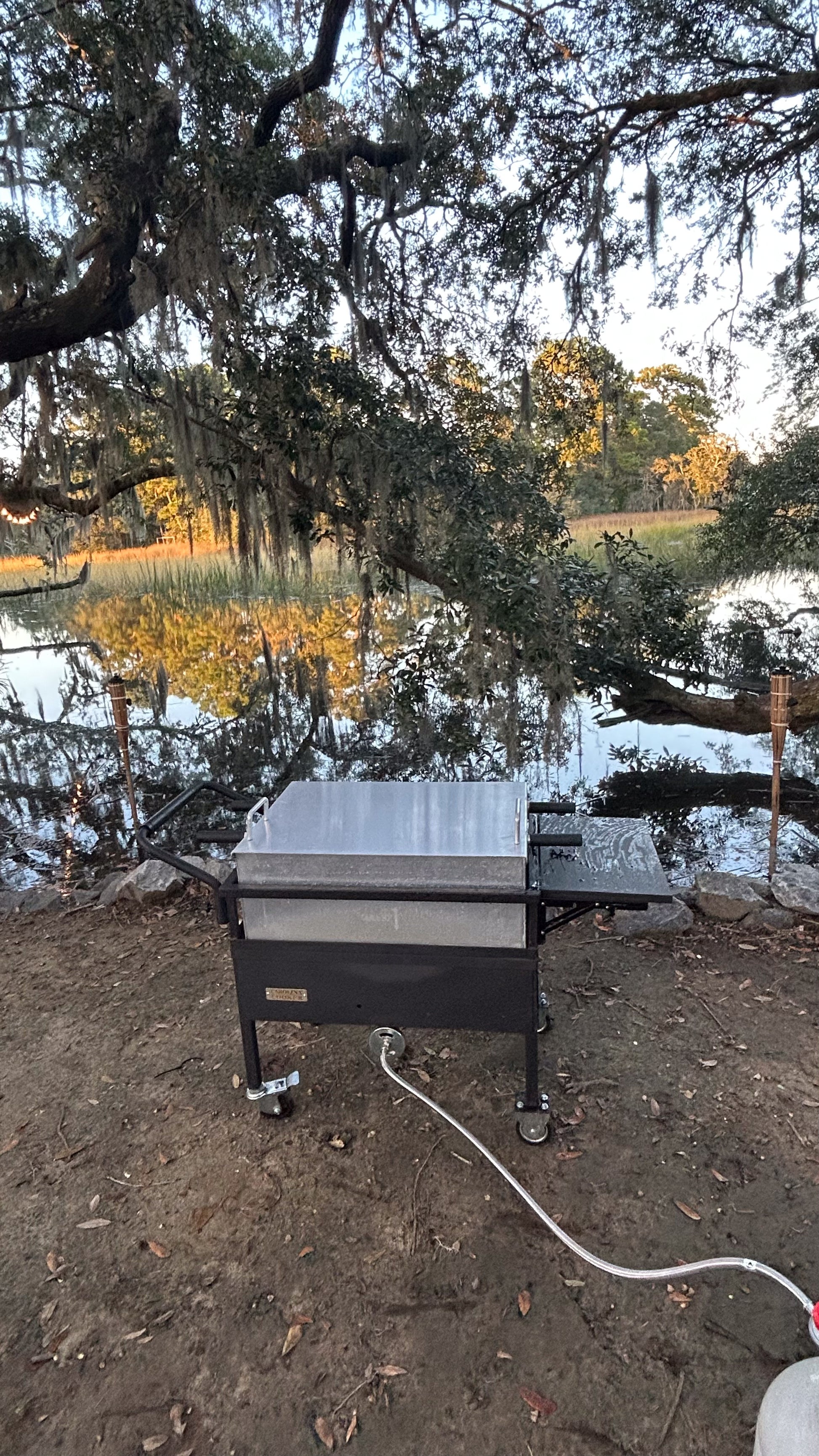 140QT STEAMER/BOILER COMBO CART