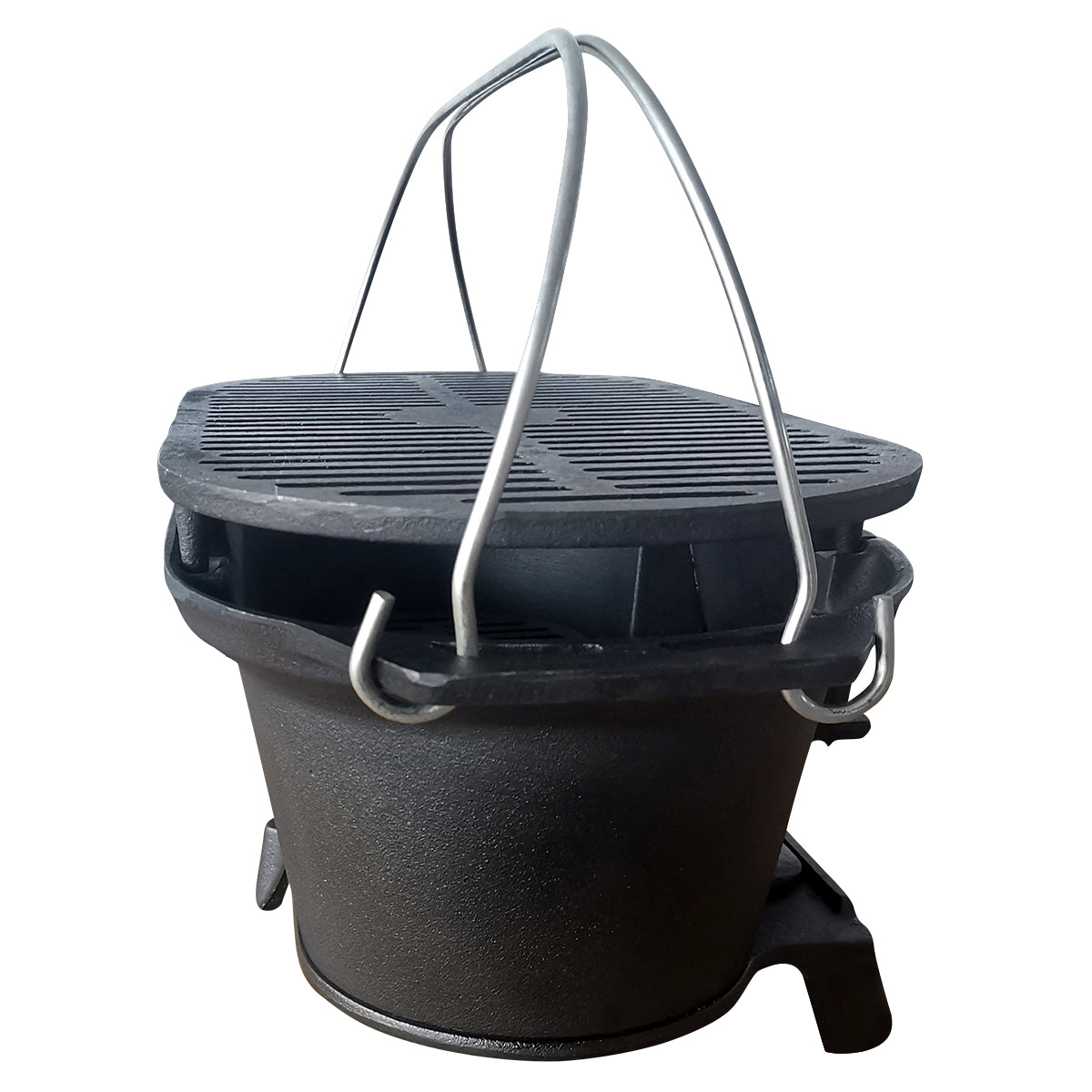 CAST IRON CHARCOAL GRILL