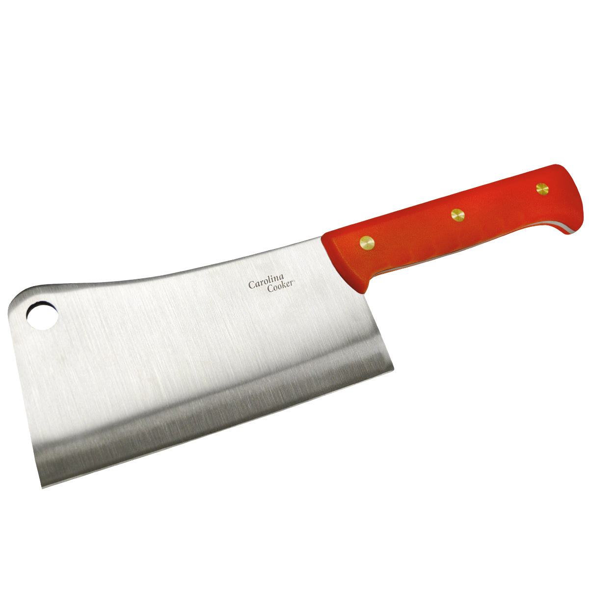 9" MEAT CLEAVER W/ RED HNDL