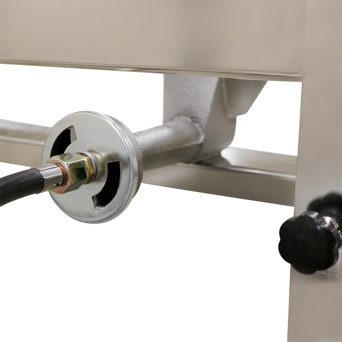 2 BURNER FRYER SS W/ 3 BASKETS,