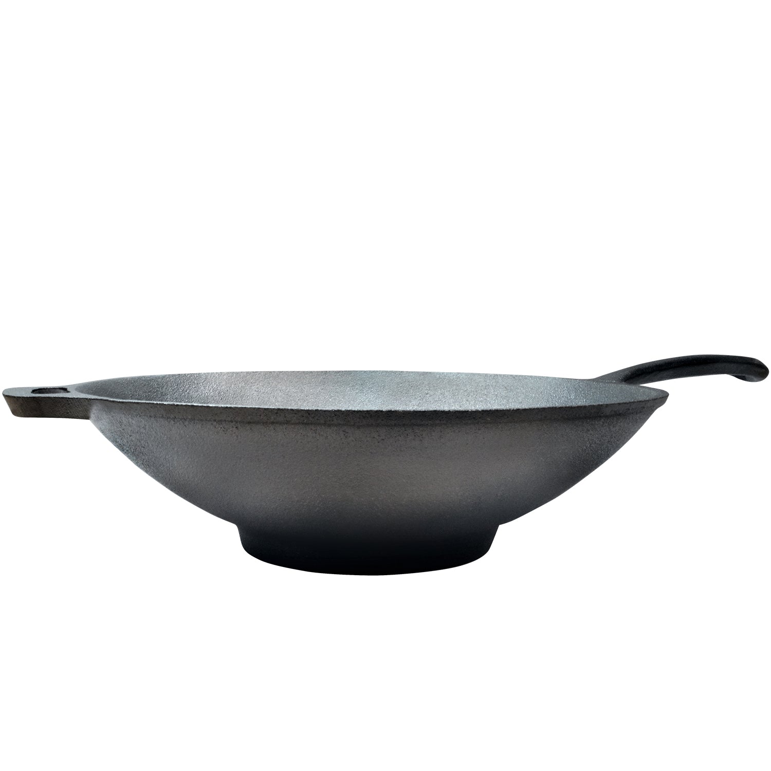 12" CAST IRON WOK W/ HNDL