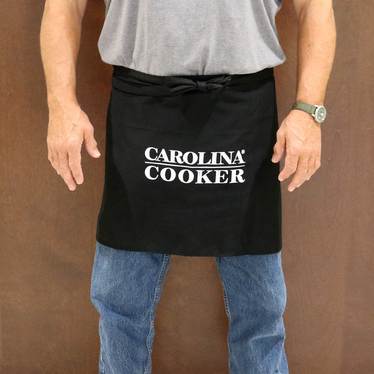 WAIST APRON NO POCKET, BLK