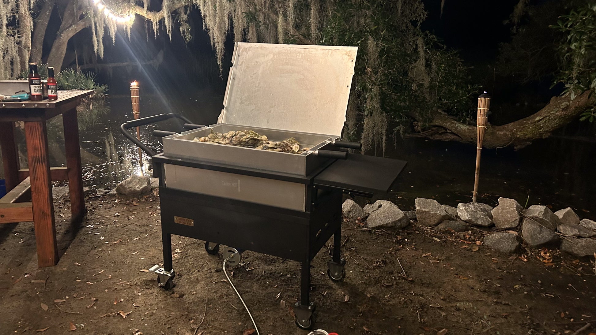 140QT STEAMER/BOILER COMBO CART