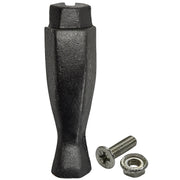 CAST IRON STOVE LEG W/ SCREWS