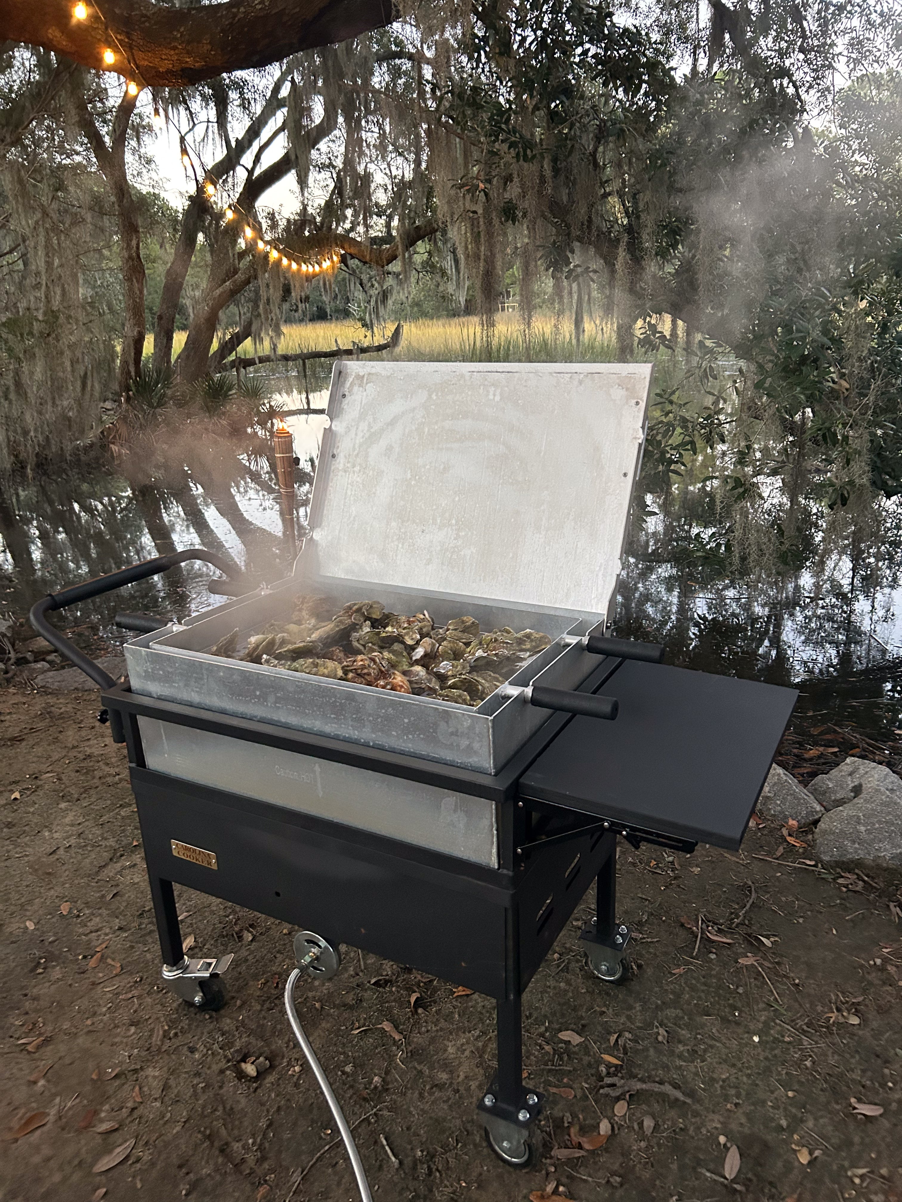 140QT STEAMER/BOILER COMBO CART