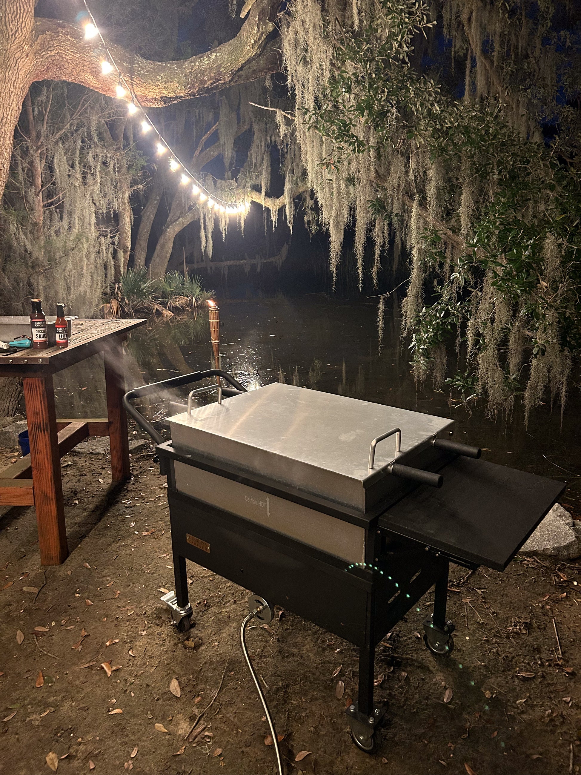 140QT STEAMER/BOILER COMBO CART