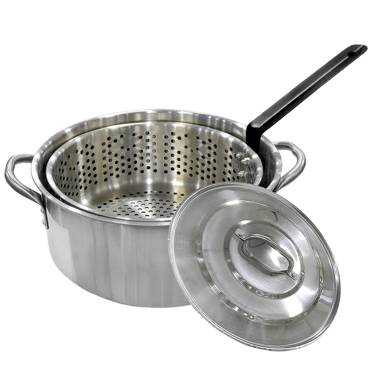 10QT POT W/ STRAINER, LID, &