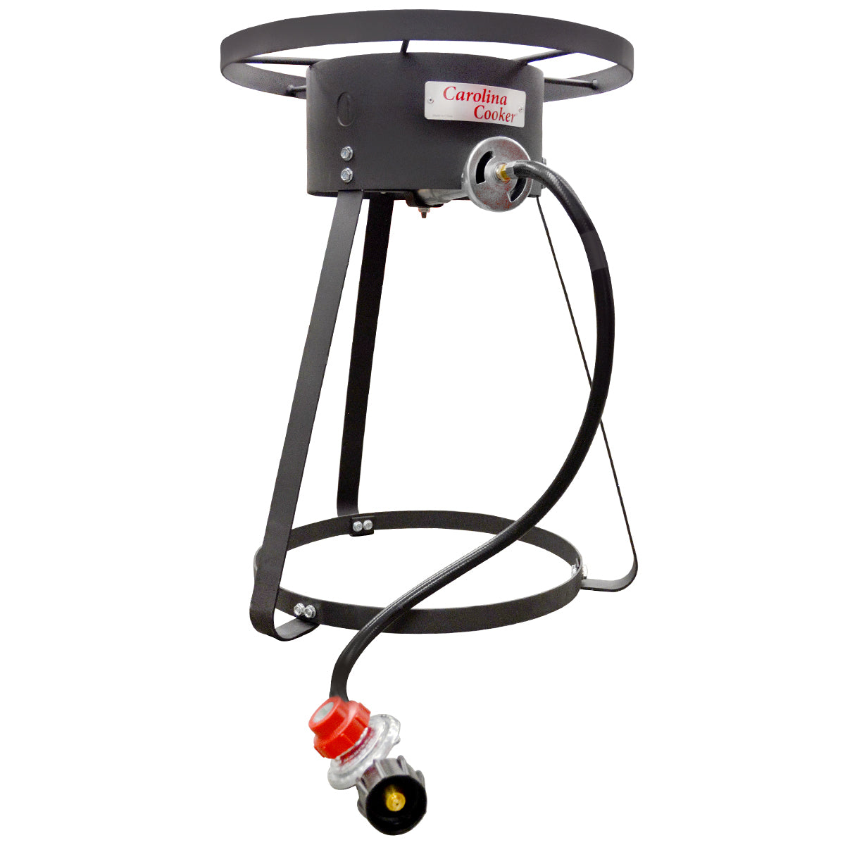 22" FRYER STAND W/ HOSE & 3 LEGS