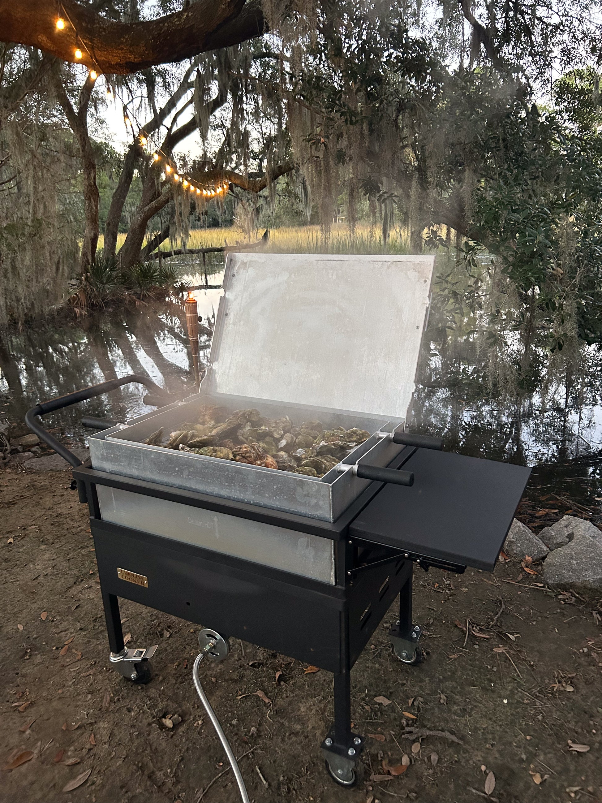 140QT STEAMER/BOILER COMBO CART