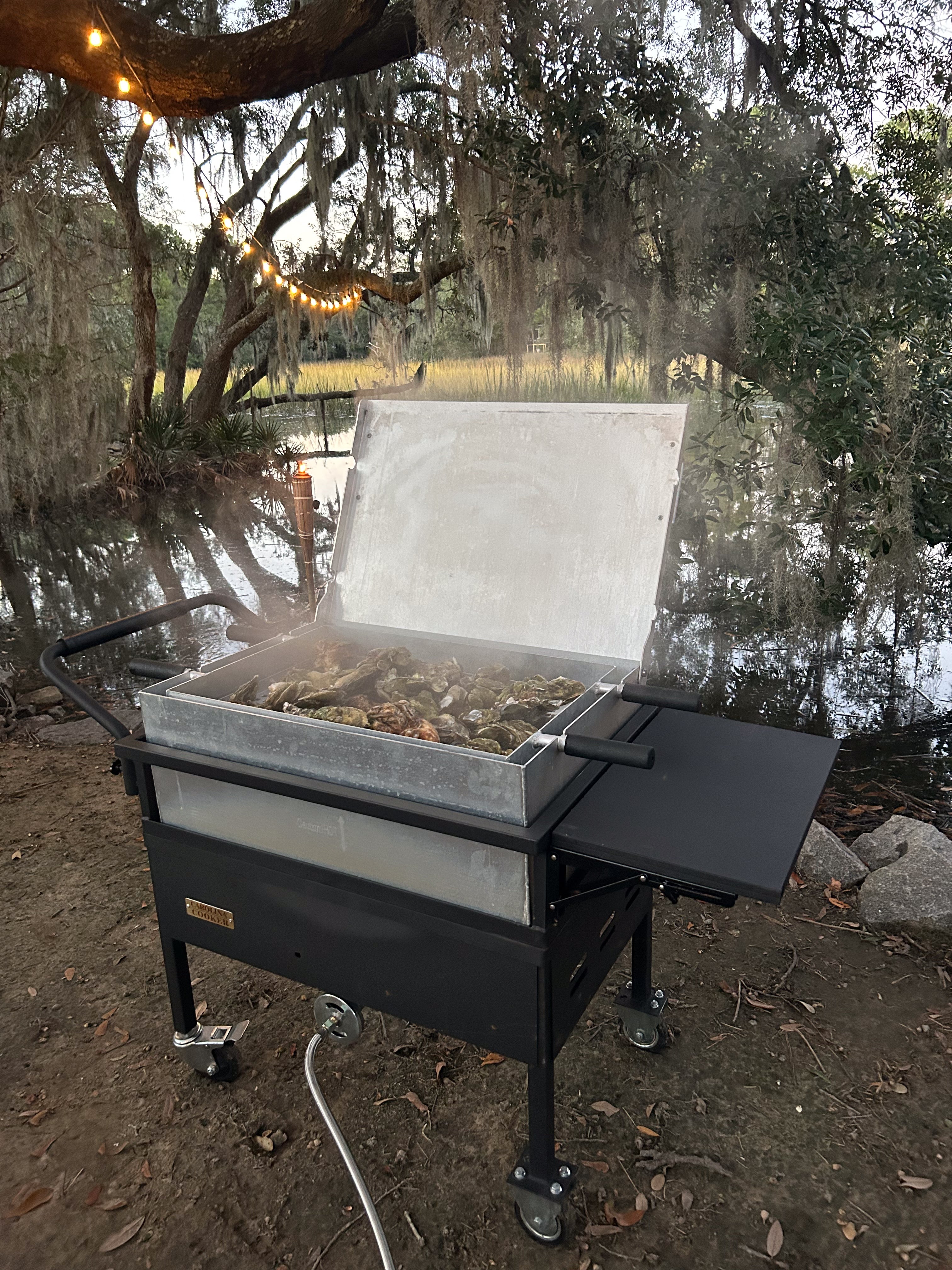 140QT STEAMER/BOILER COMBO CART
