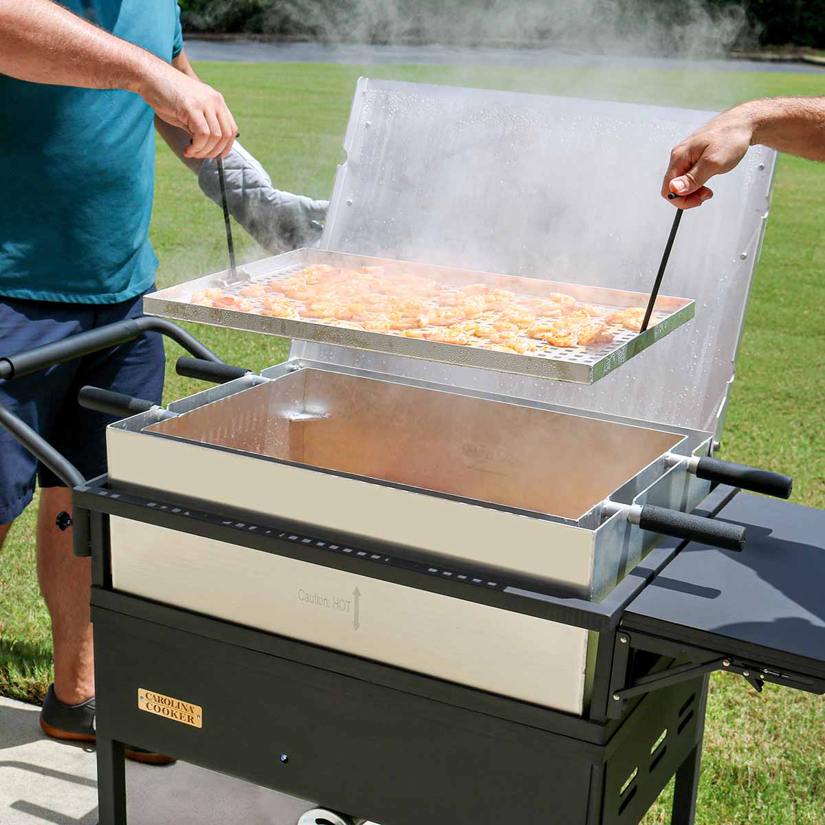 140QT STEAMER/BOILER COMBO CART