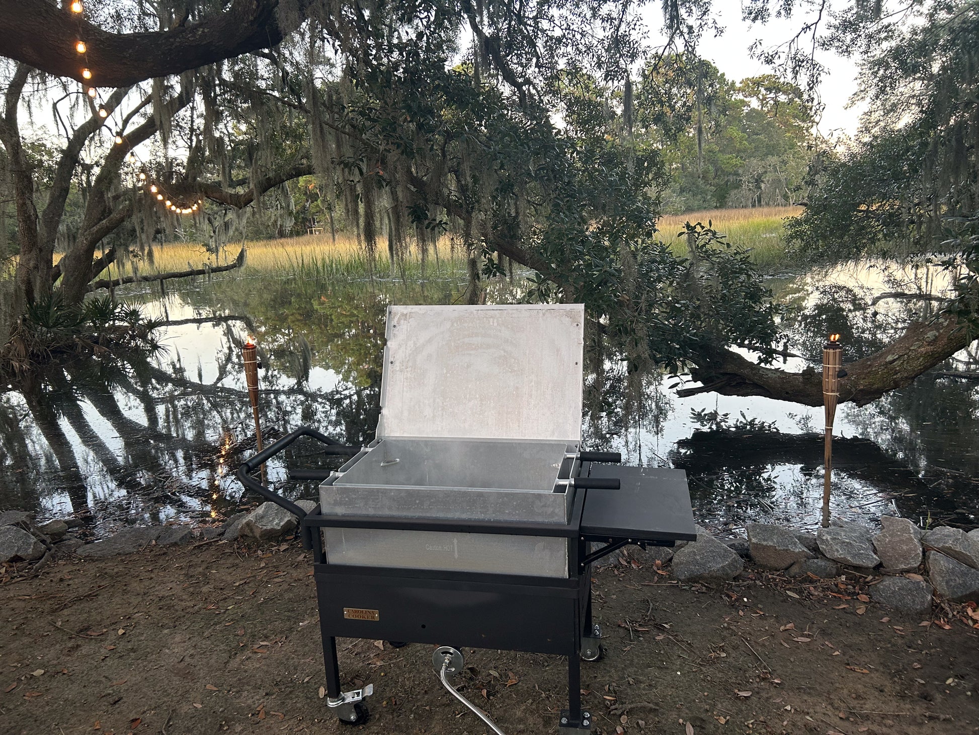 140QT STEAMER/BOILER COMBO CART