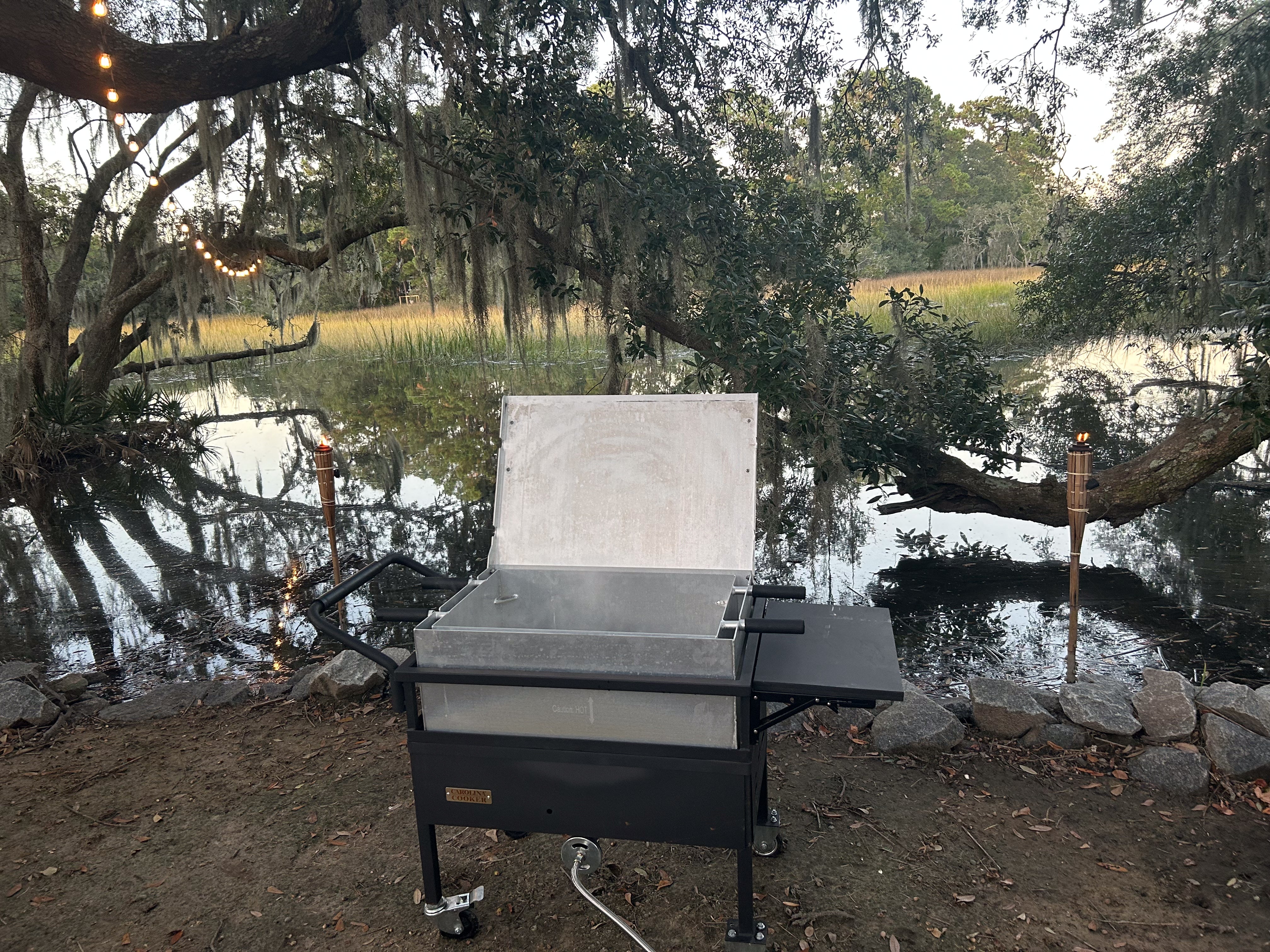 140QT STEAMER/BOILER COMBO CART