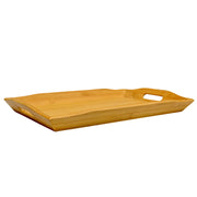 L BAMBOO SERVING TRAY 20X13"