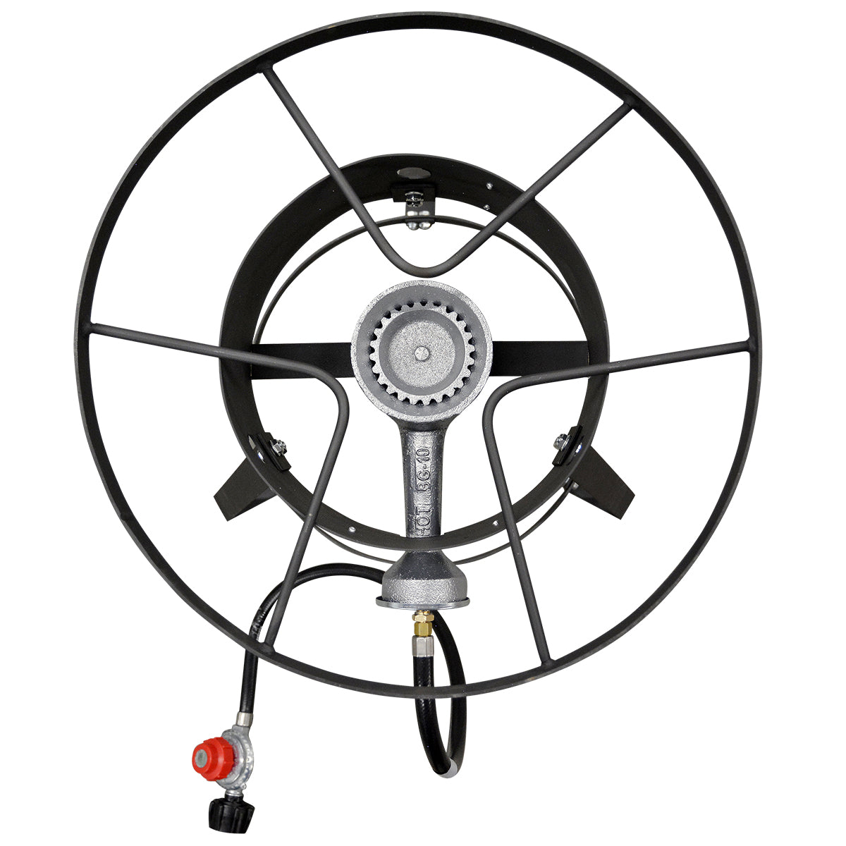 22" FRYER STAND W/ HOSE & 3 LEGS