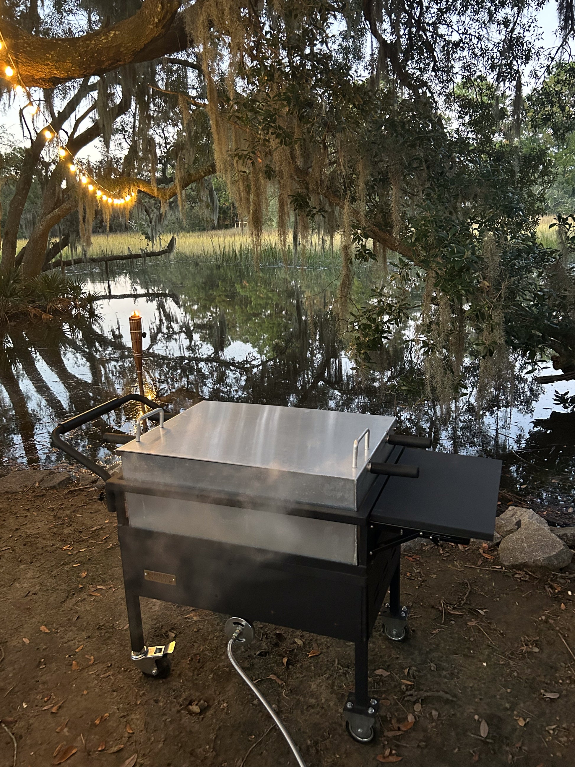 140QT STEAMER/BOILER COMBO CART