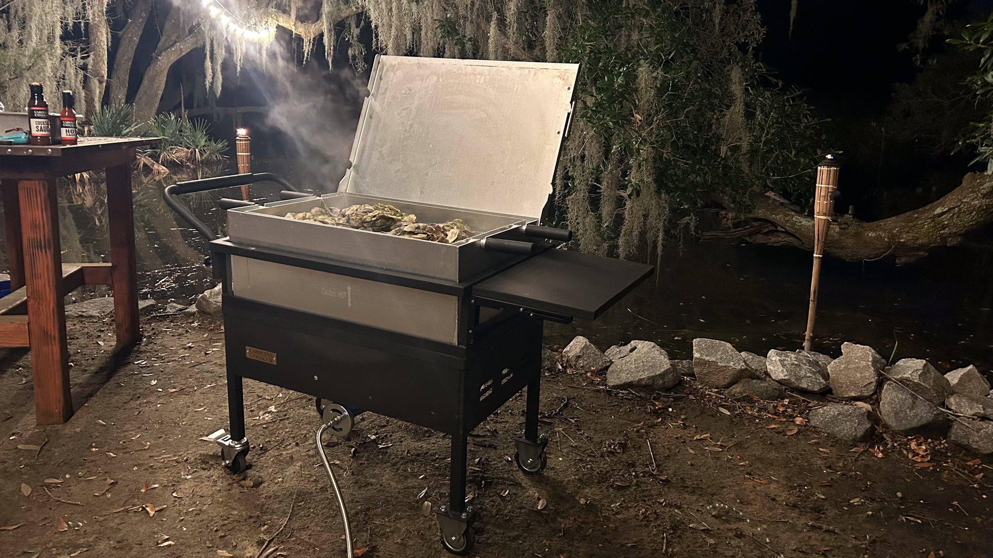 140QT STEAMER/BOILER COMBO CART