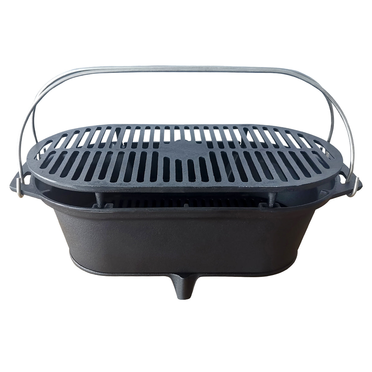 CAST IRON CHARCOAL GRILL