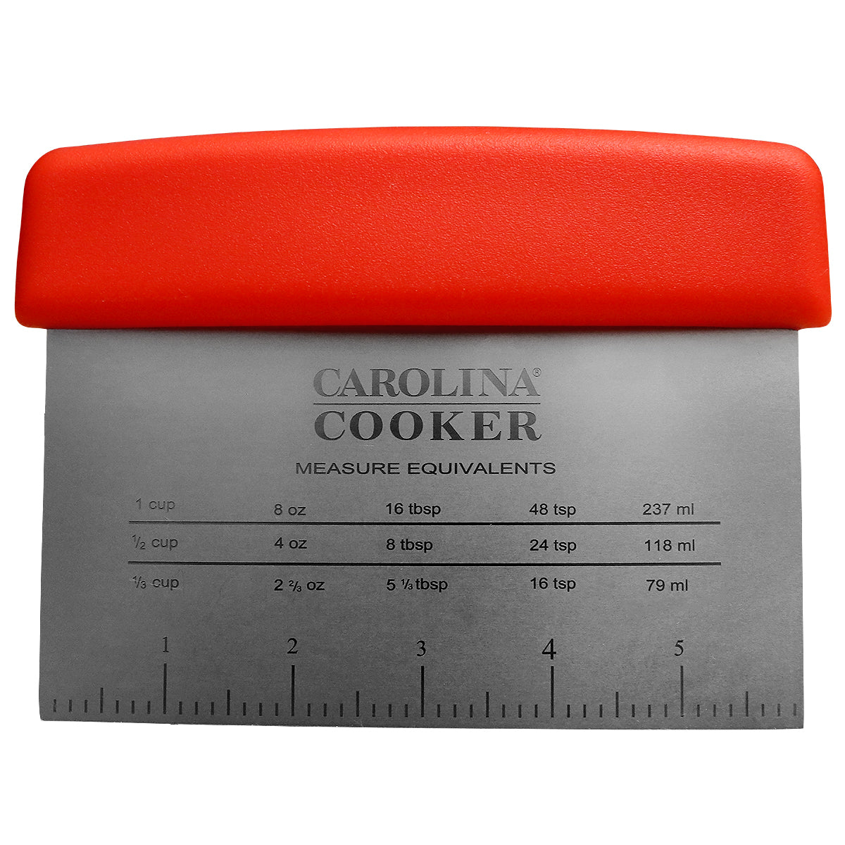 DOUGH SCRAPER W/ RED HNDL