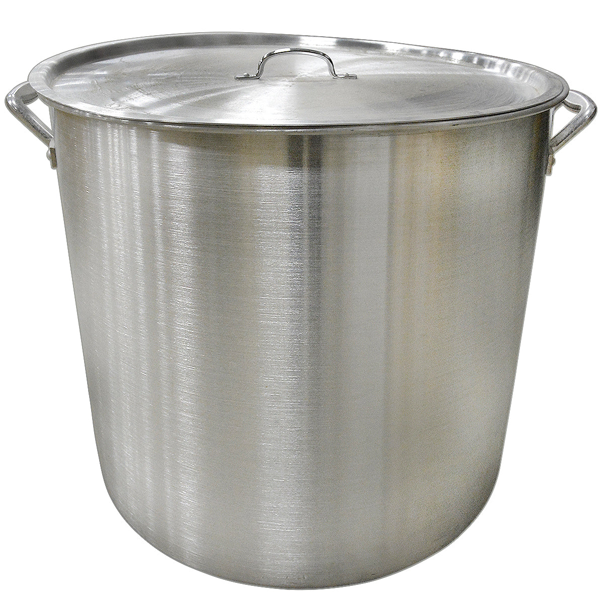160QT STOCK POT W/ LID ALUM