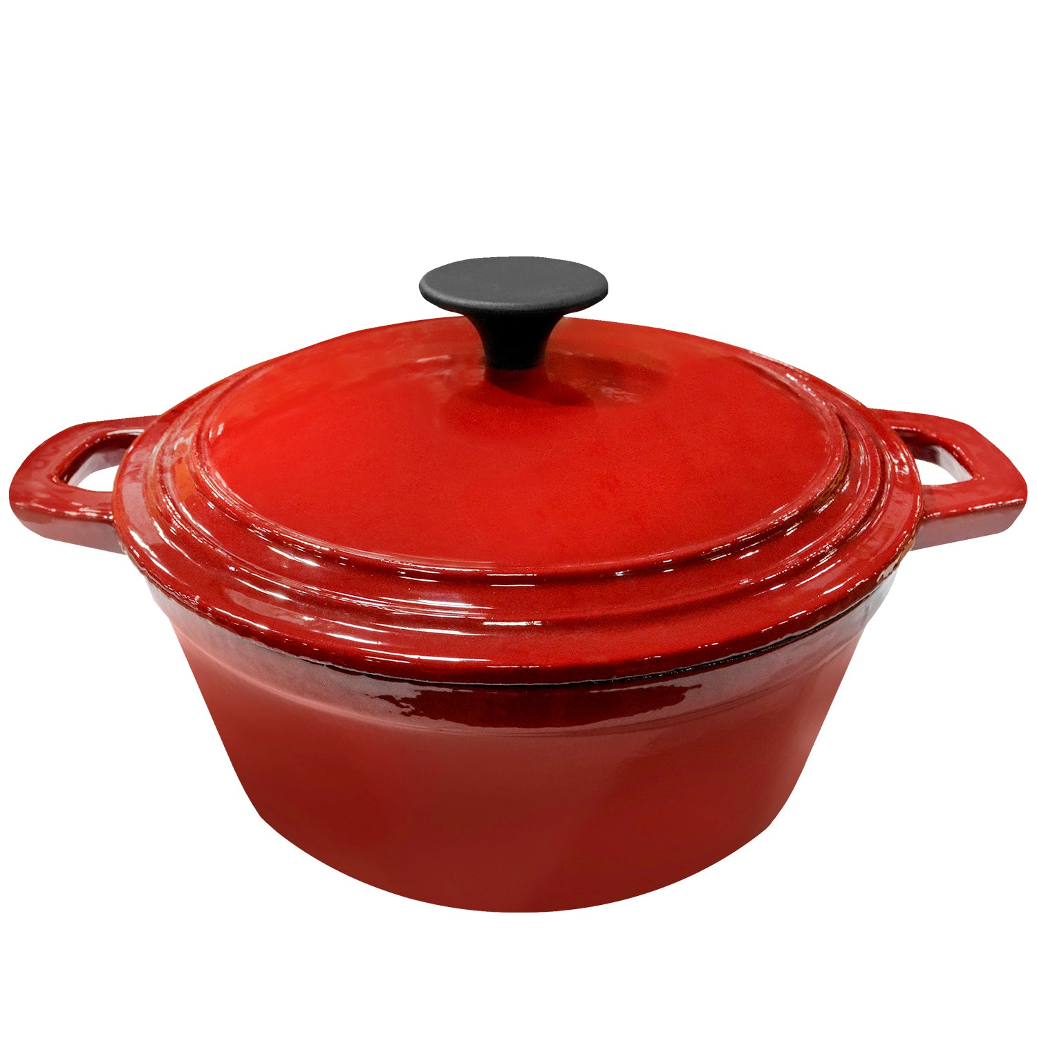 2.5QT RND CAST IRON POT W/ LID