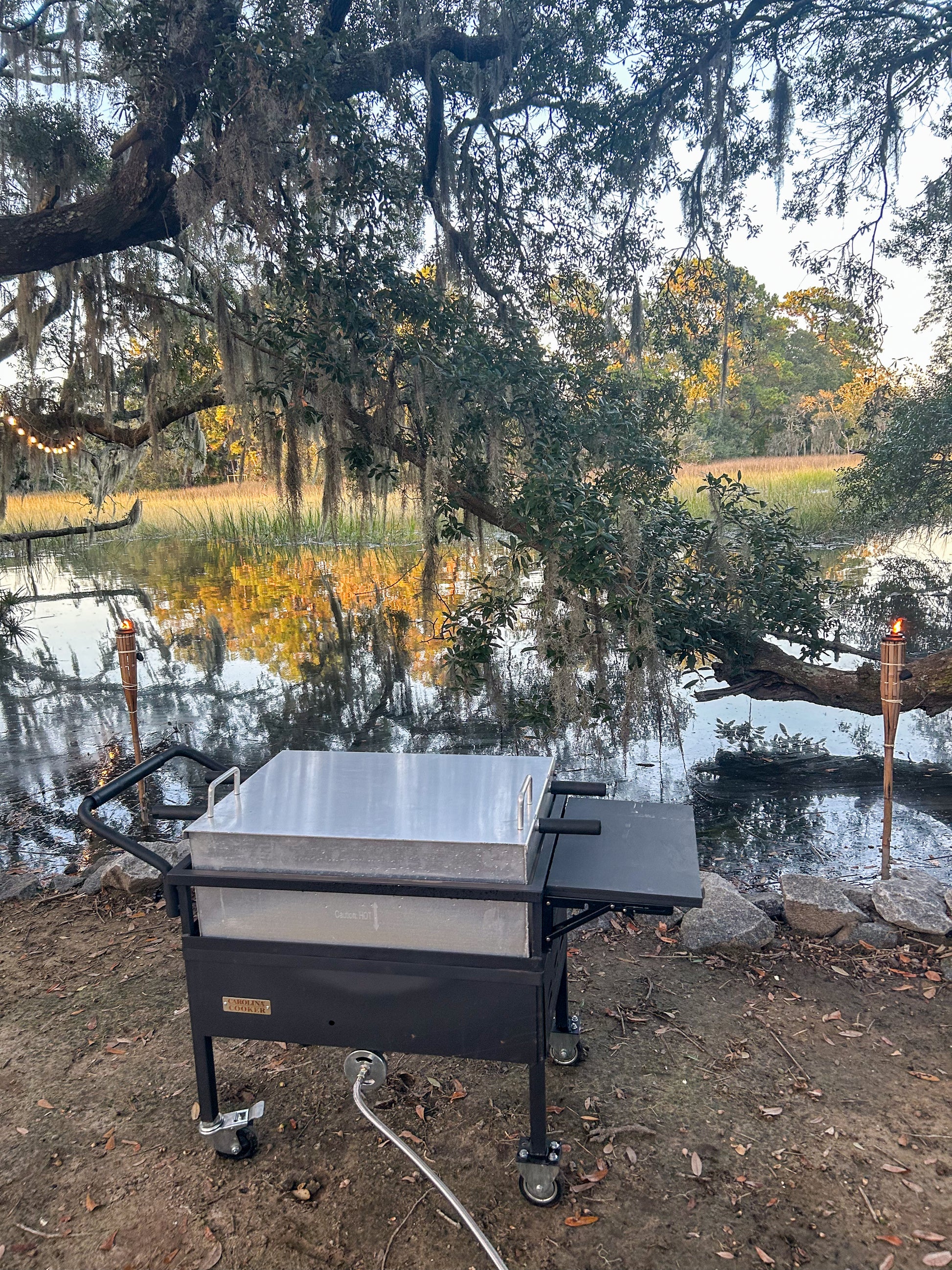 140QT STEAMER/BOILER COMBO CART