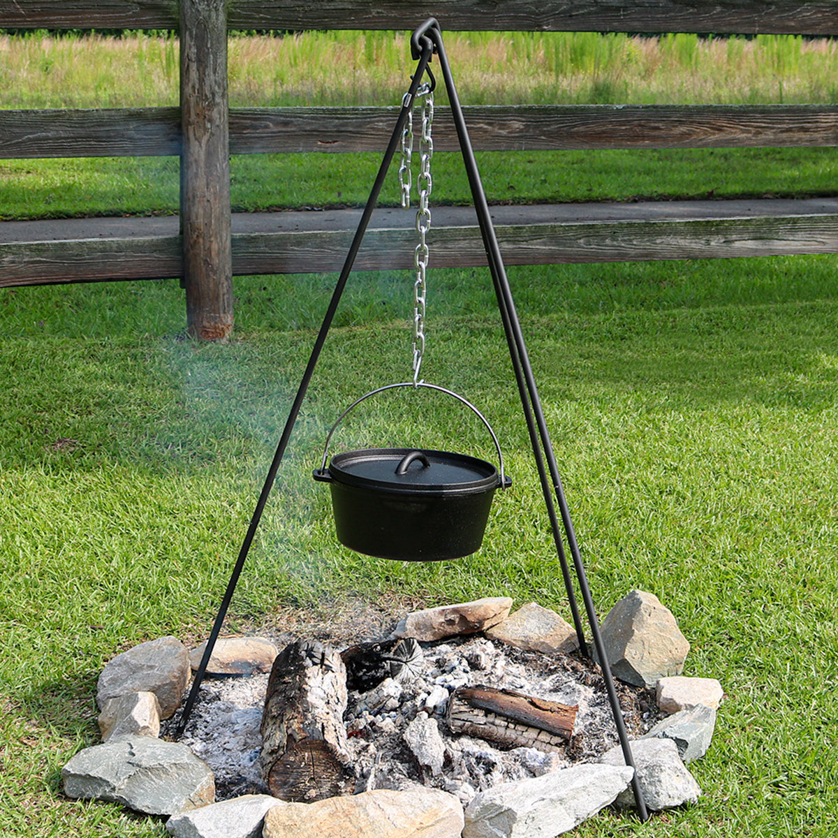 OUTDOOR COOKING TRIPOD W/ 3
