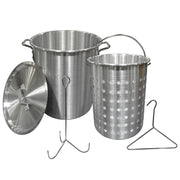 28QT FRY & STOCK POT W/ LID,