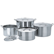 4PC SS STOCK POT SET W/ LIDS