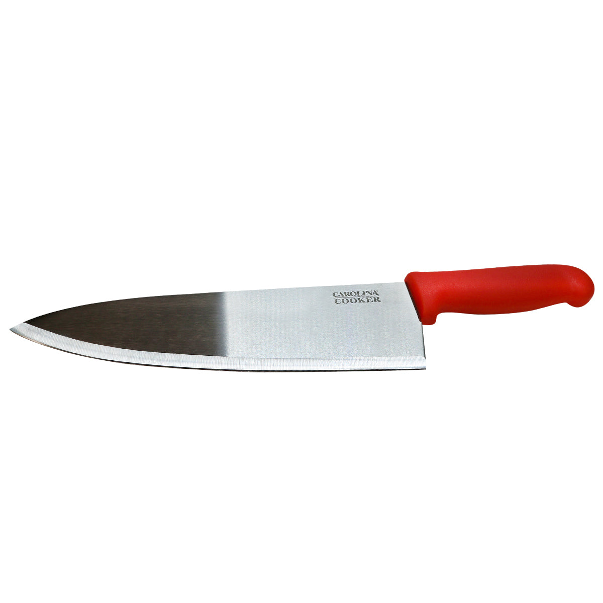 10" CHEF'S KNIFE W/ RED HNDL