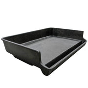 CAST IRON GRIDDLE W/ DRAIN TRAY