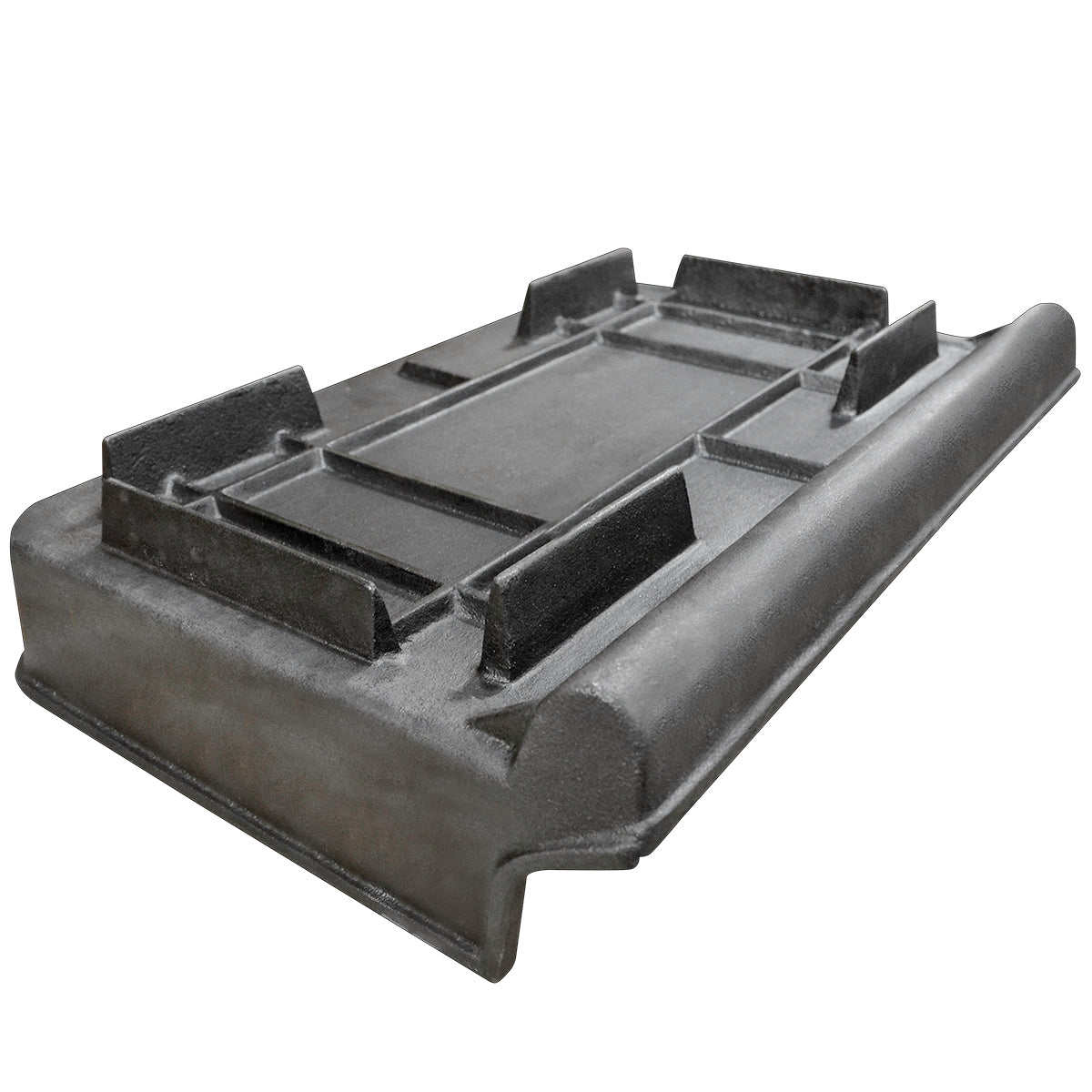 CAST IRON GRIDDLE W/ DRAIN TRAY