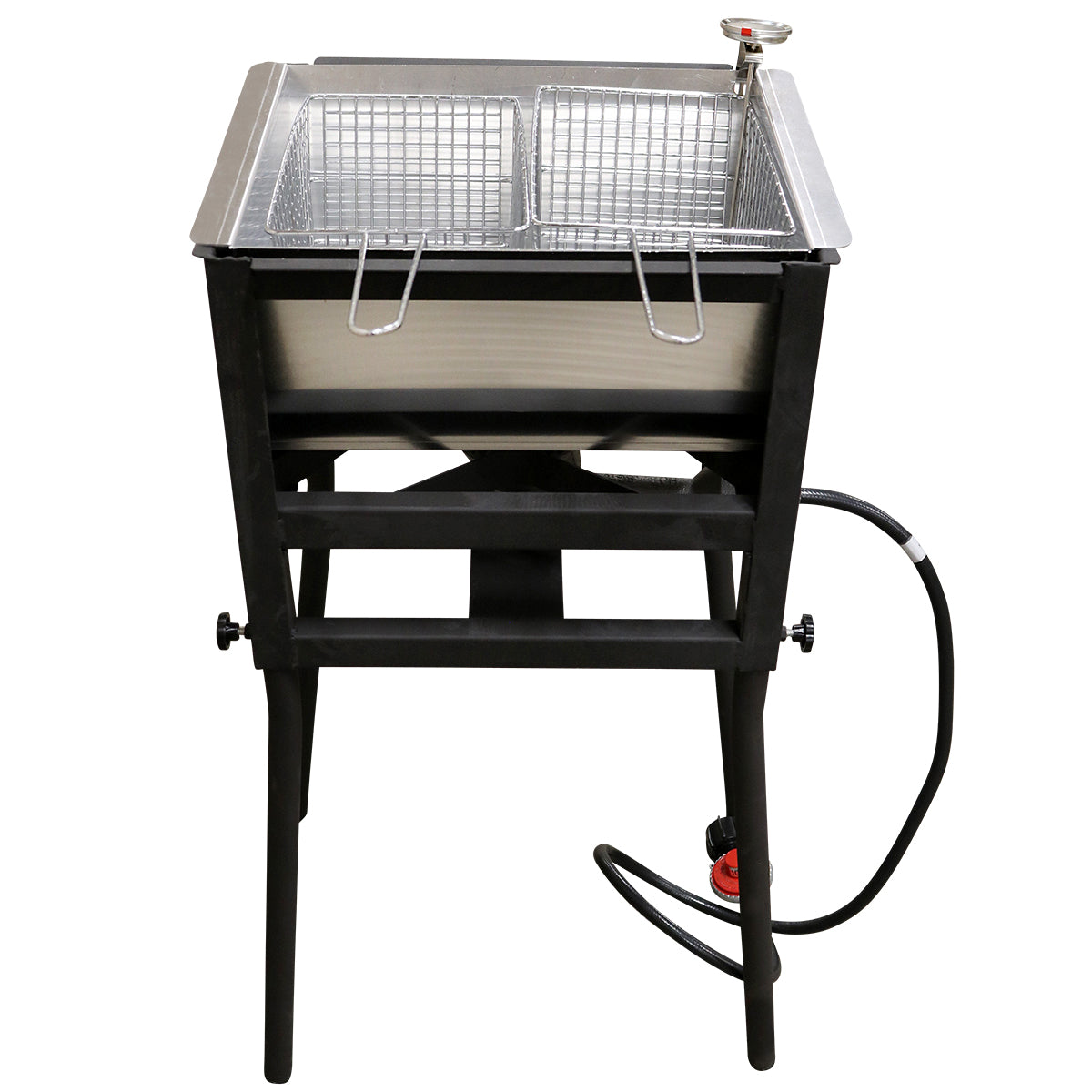 1 BURNER FRYER W/ 2 BASKETS,