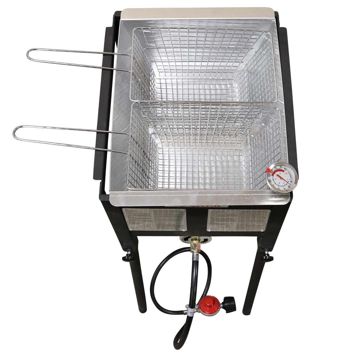 1 BURNER FRYER W/ 2 BASKETS,