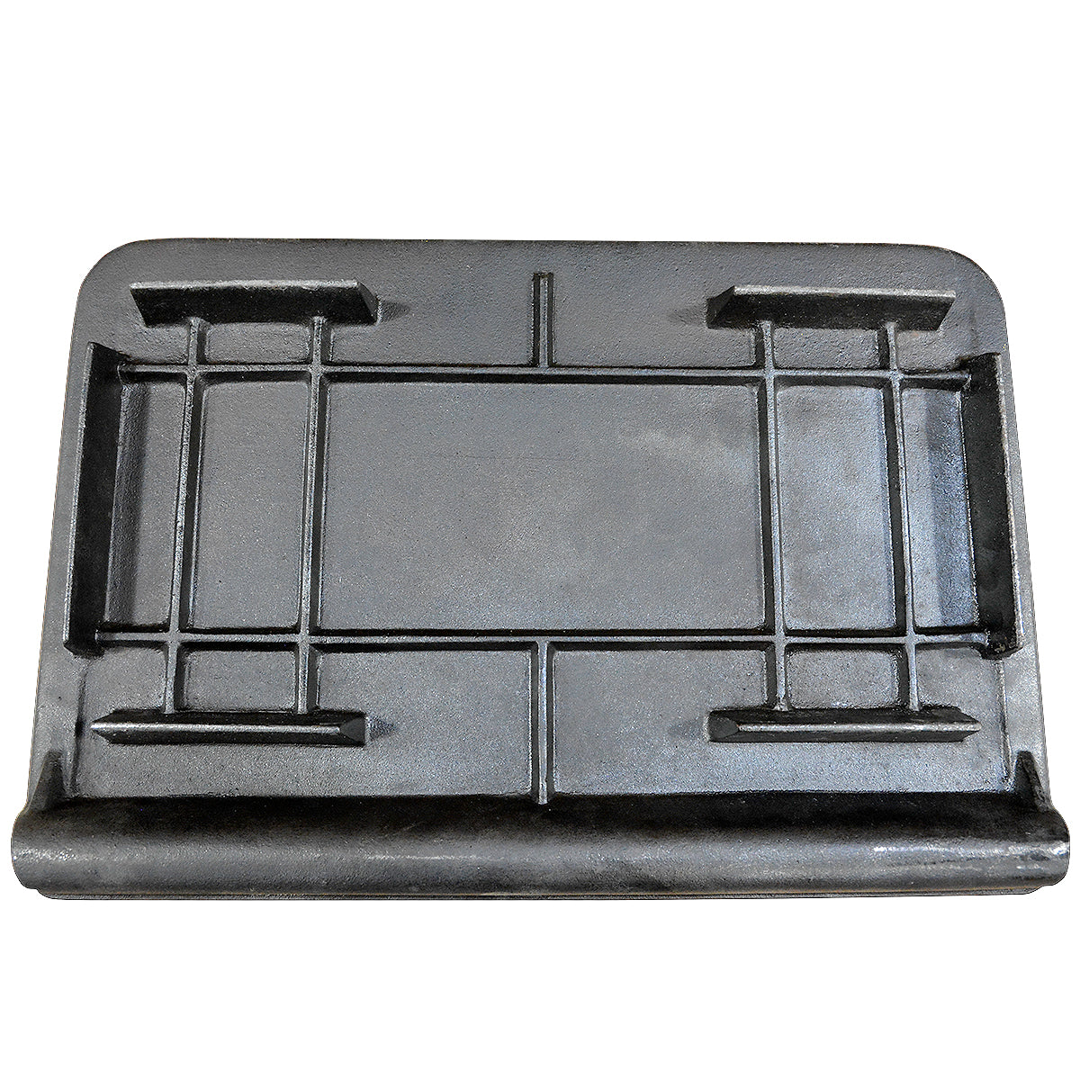 CAST IRON GRIDDLE W/ DRAIN TRAY