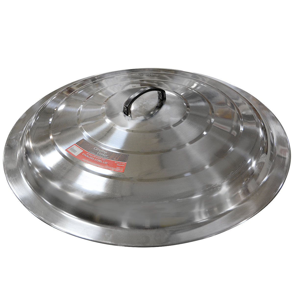 25GAL STEW POT LID W/ HNDL, SS