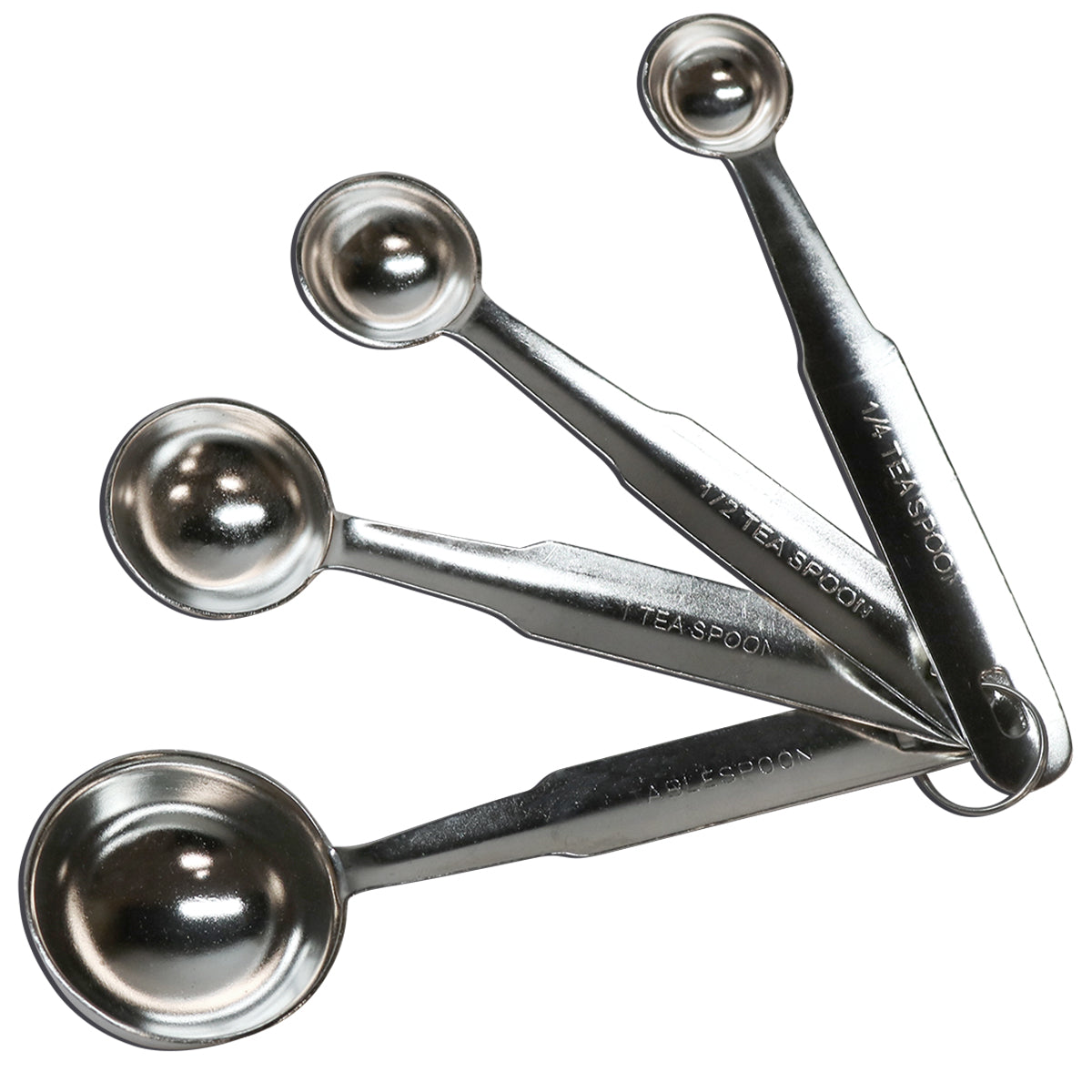 4PC SS MEASURING SPOON SET