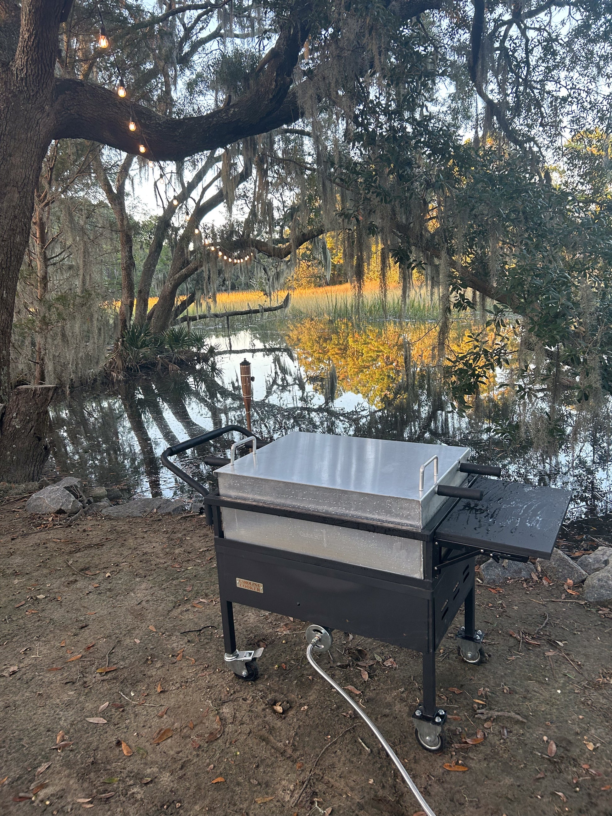 140QT STEAMER/BOILER COMBO CART
