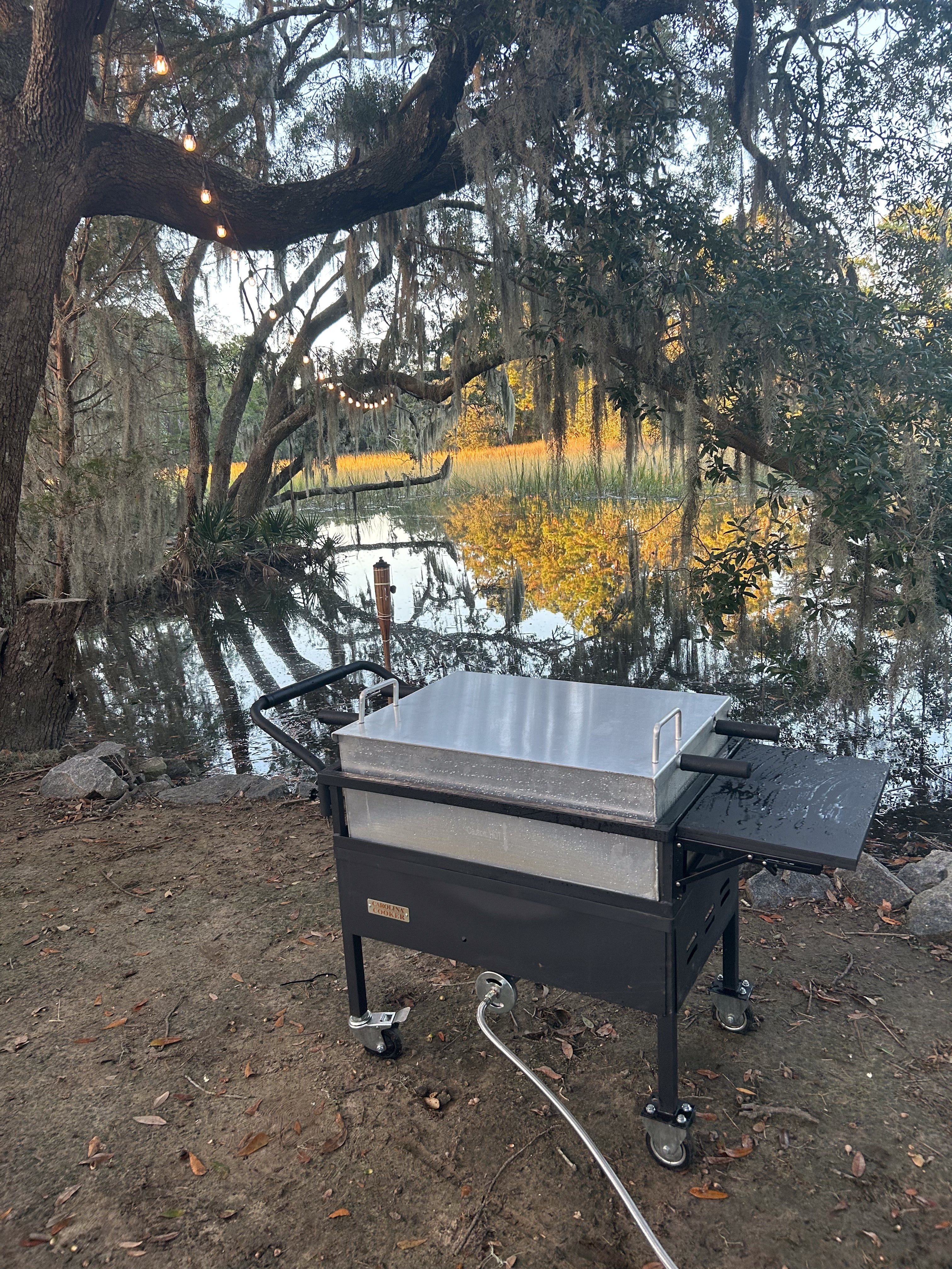 140QT STEAMER/BOILER COMBO CART