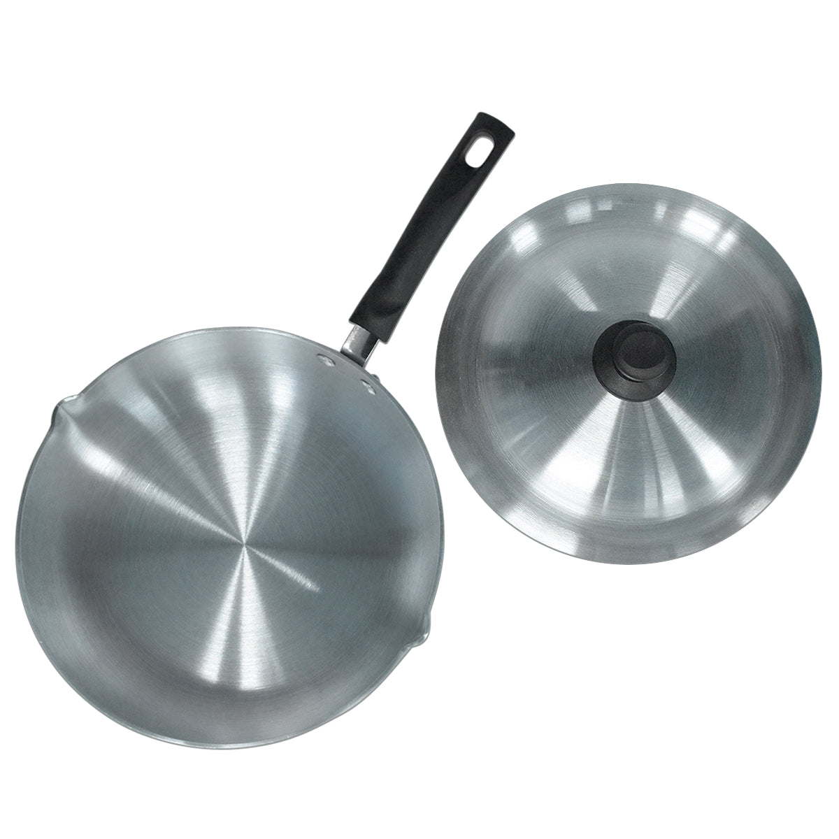 10" FRY PAN W/ POUR SPOUT & LID