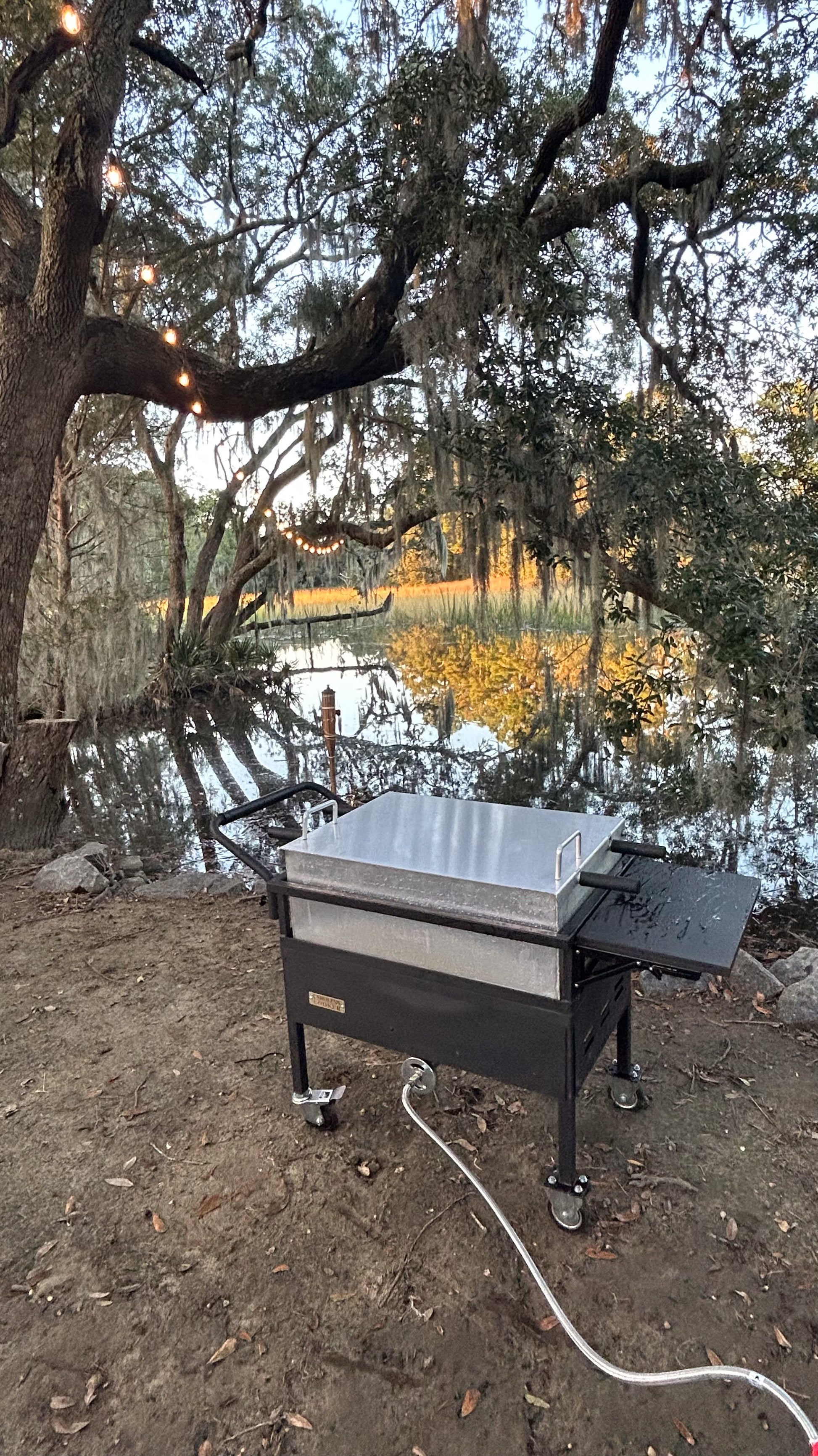 140QT STEAMER/BOILER COMBO CART