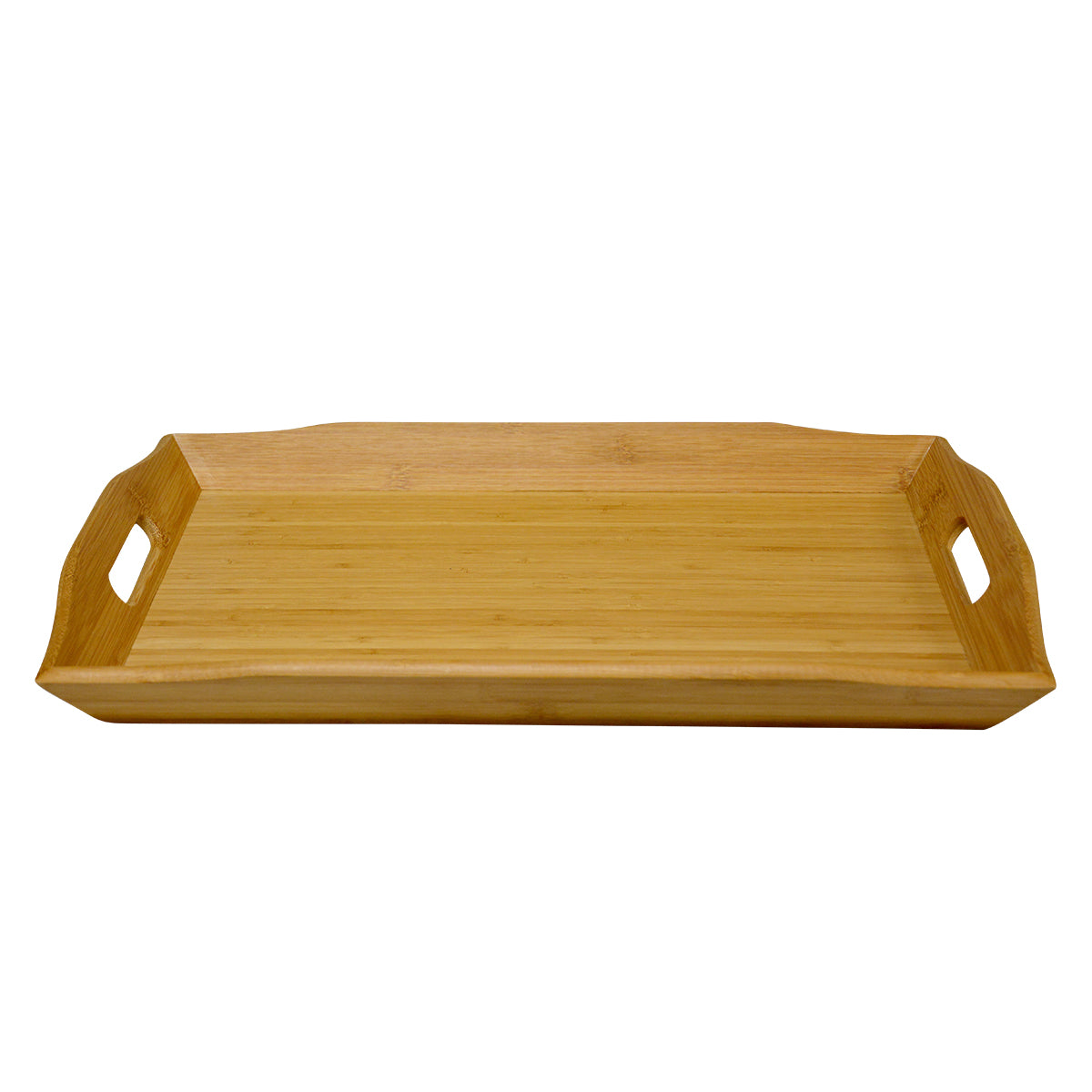 L BAMBOO SERVING TRAY 20X13"