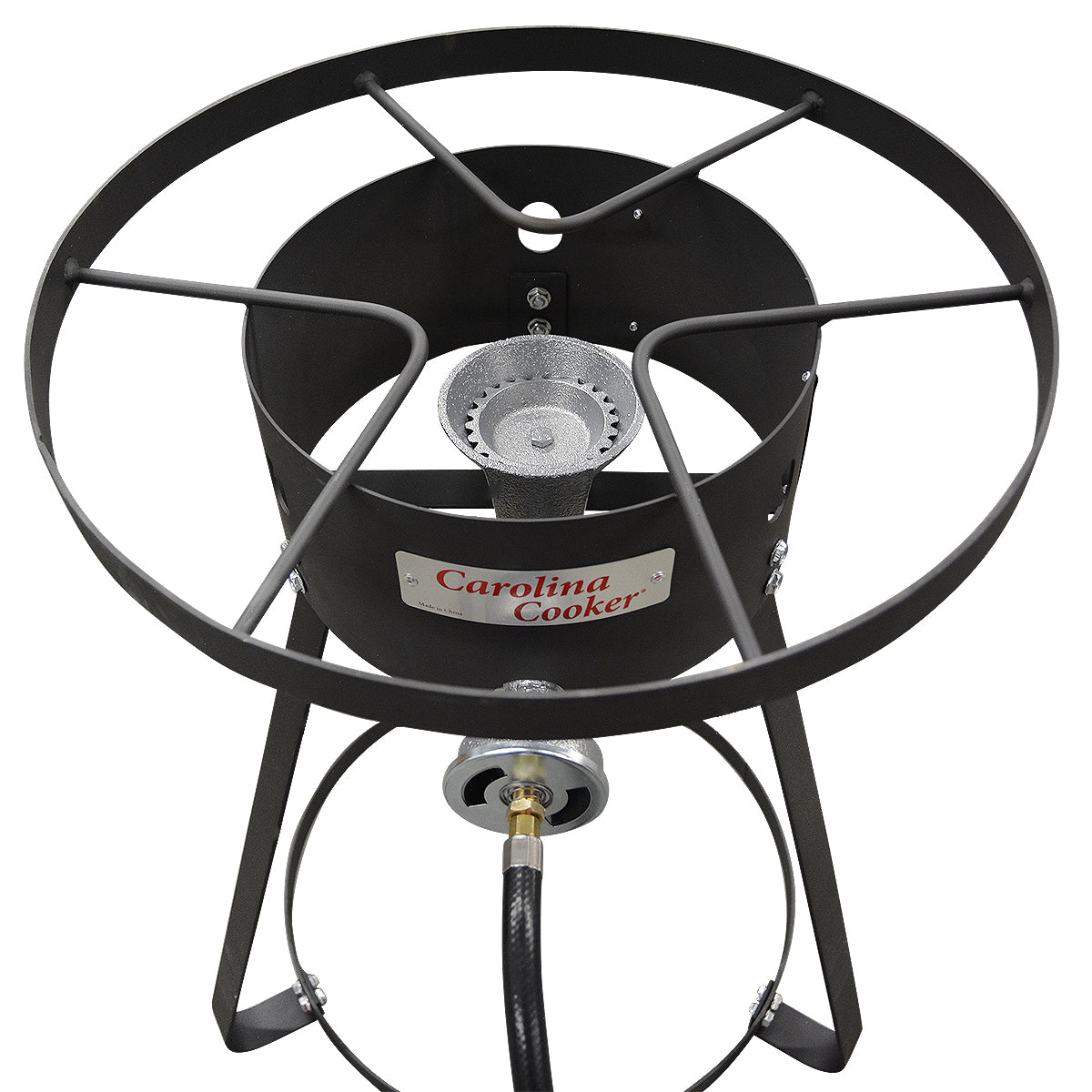 22" FRYER STAND W/ HOSE & 3 LEGS