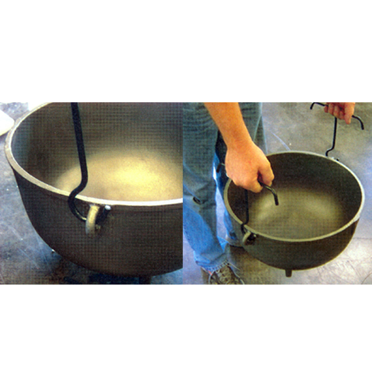 CAST IRON WASH POT LIFTING HOOKS